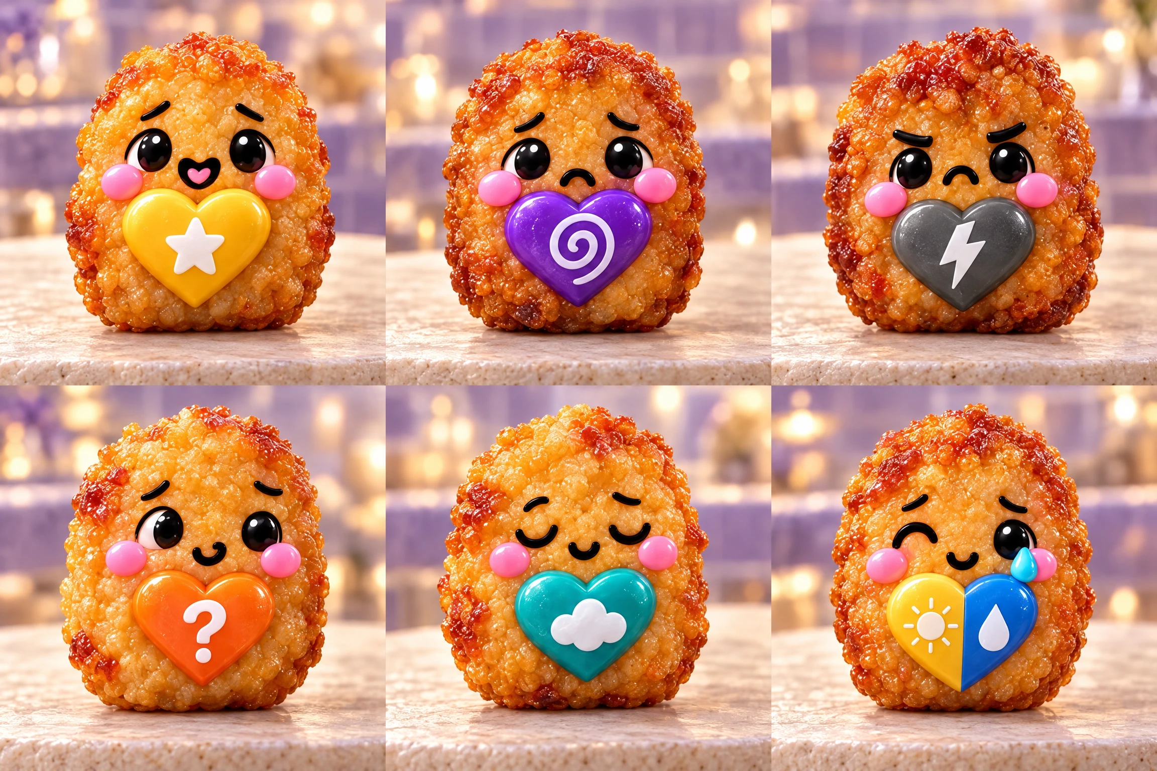 Six Nug characters for the feelings check-in